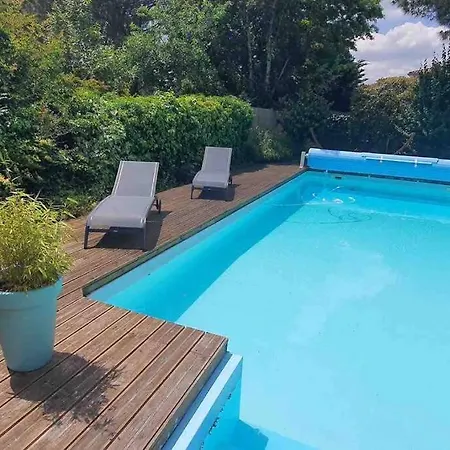 펜션 Maison Avec Grande Piscine *